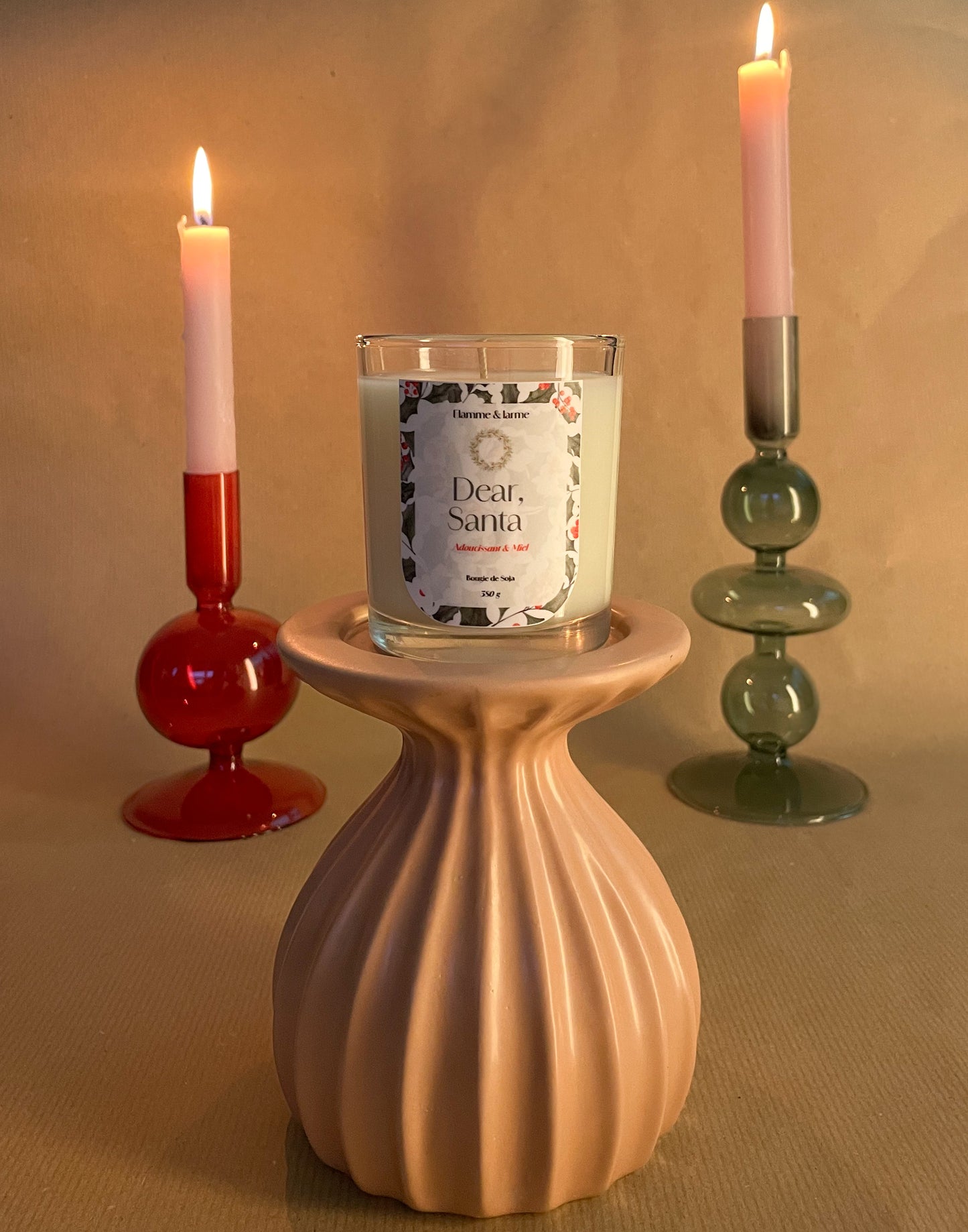 Dear, Santa - Bougie Parfumée Adoucissant & Miel